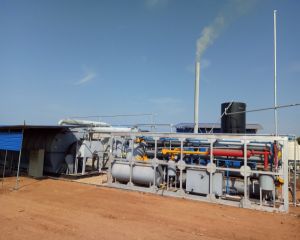 Пиролизная установка по переработке шин в топливо в Шри-ланк...