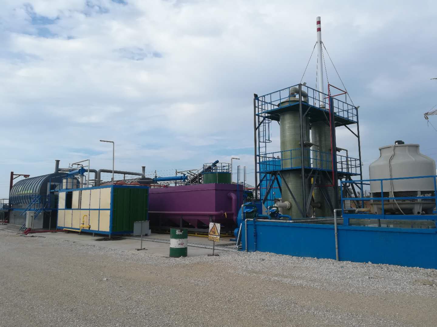 Пиролизная установка по переработке нефтешлама